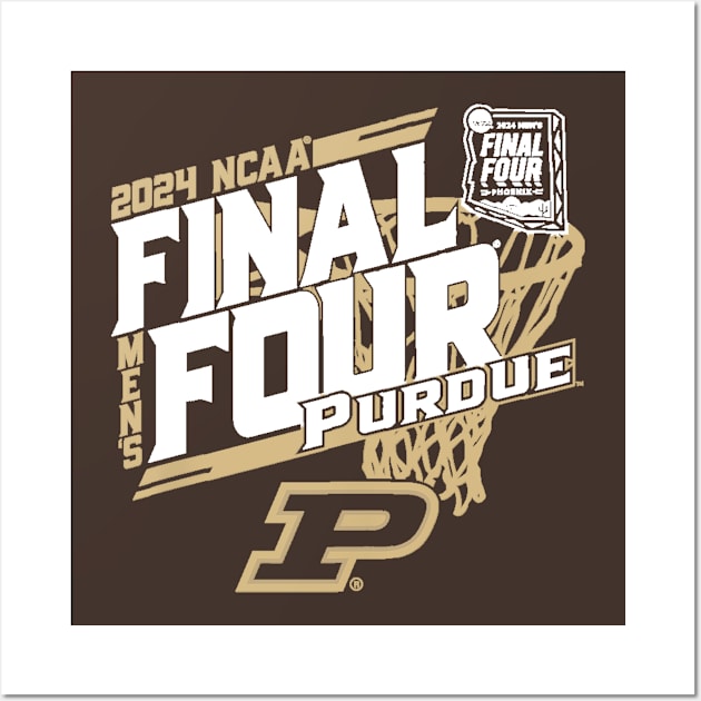 Purdue Boilermakers Final Four 2024 Wall Art by subsystemflamingo